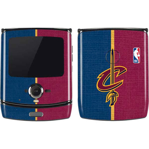 NBA Cleveland Cavaliers Canvas Motorola RAZR Skin