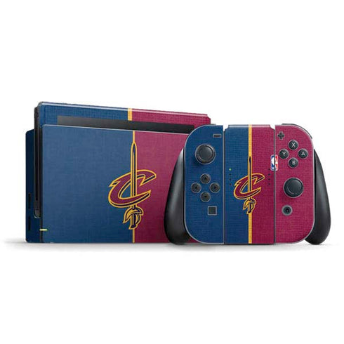 NBA Cleveland Cavaliers Canvas Nintendo Switch Bundle Skin
