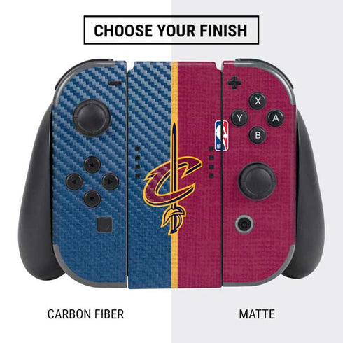 NBA Cleveland Cavaliers Canvas Nintendo Switch Bundle Skin
