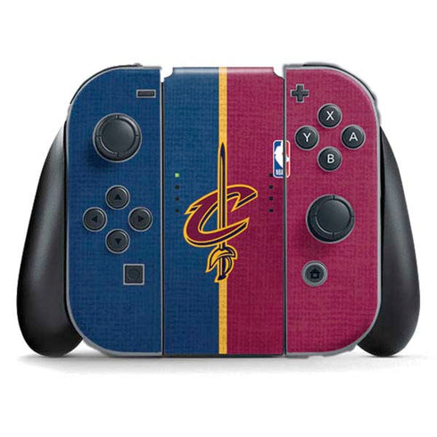 NBA Cleveland Cavaliers Canvas Nintendo Switch (2017-2021) Joy-Con Controller Skin