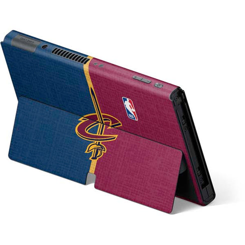 NBA Cleveland Cavaliers Canvas Nintendo Switch OLED (2021) Skin