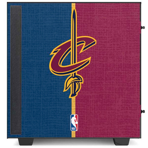 NBA Cleveland Cavaliers Canvas NZXT H510 Compact ATX Mid-Tower Case Skin