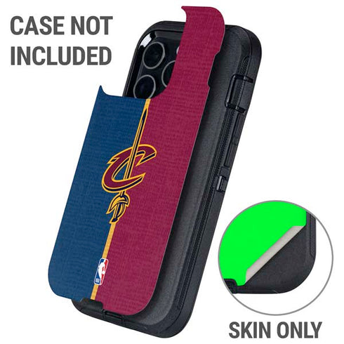NBA Cleveland Cavaliers Canvas Otterbox Defender iPhone Skin