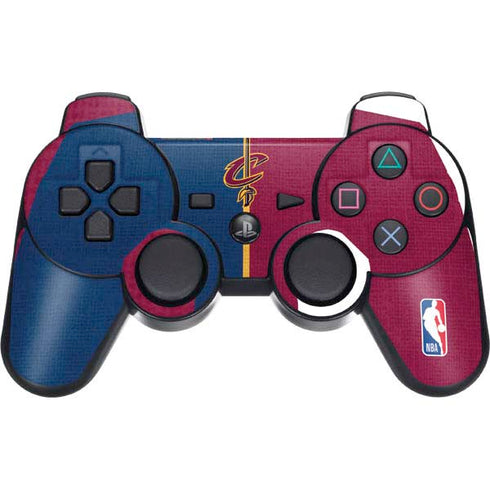 NBA Cleveland Cavaliers Canvas PS3 Dual Shock wireless controller Skin