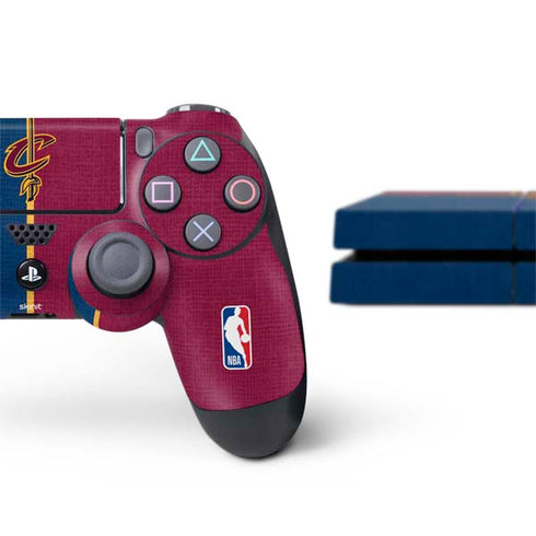 NBA Cleveland Cavaliers Canvas PS4 Console and Controller Bundle Skin
