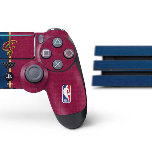 NBA Cleveland Cavaliers Canvas PS4 Pro Bundle Skin