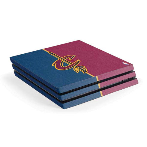 NBA Cleveland Cavaliers Canvas PS4 Pro Console Skin