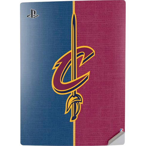 NBA Cleveland Cavaliers Canvas PS5 Digital Edition Console Skin