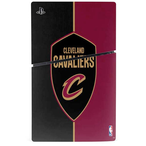 NBA Cleveland Cavaliers Canvas PS5 Slim Disk Console Skin