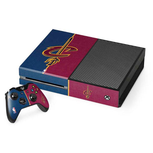 NBA Cleveland Cavaliers Canvas Xbox One Console and Controller Bundle Skin