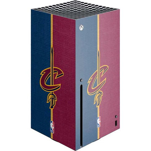 NBA Cleveland Cavaliers Canvas Xbox Series X Console Skin