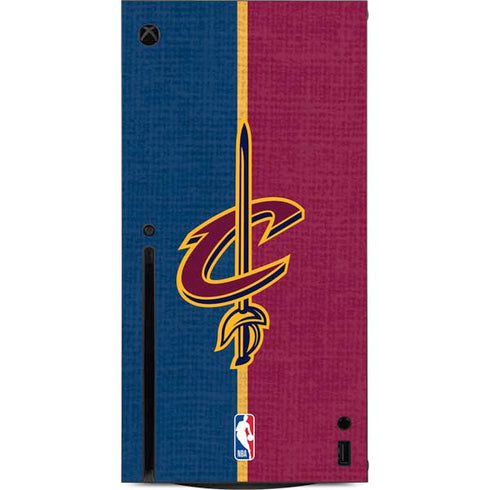 NBA Cleveland Cavaliers Canvas Xbox Series X Console Skin
