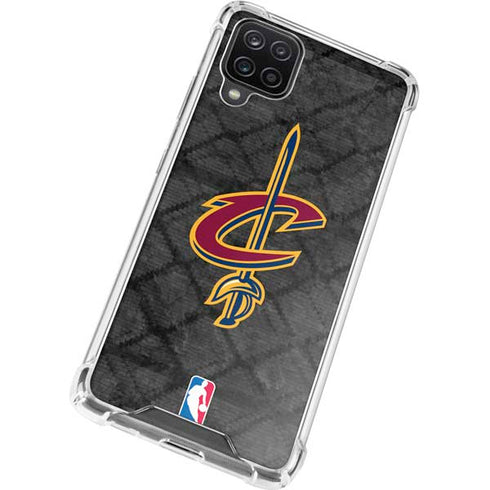 NBA Cleveland Cavaliers Dark Rust Galaxy A12 Clear Case