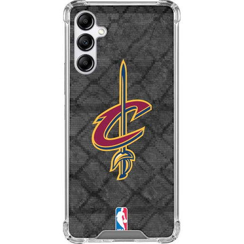 NBA Cleveland Cavaliers Dark Rust Galaxy A14 5G Clear Case
