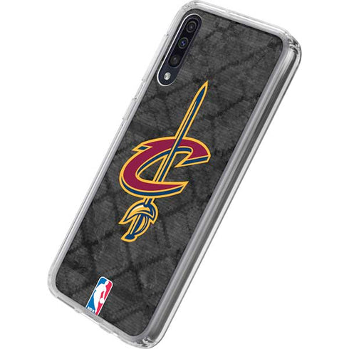 NBA Cleveland Cavaliers Dark Rust Galaxy A50 Clear Case
