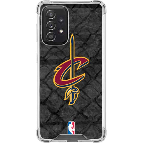 NBA Cleveland Cavaliers Dark Rust Galaxy A52 5G Clear Case