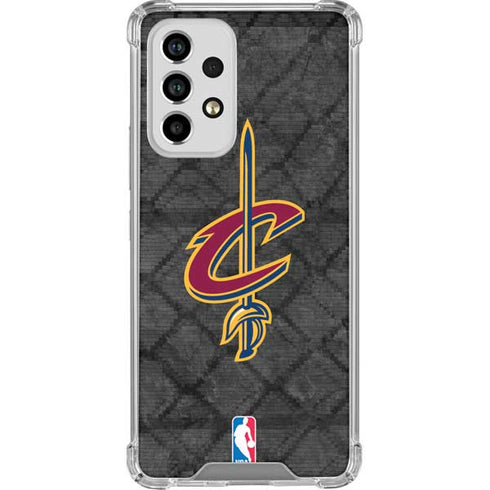 NBA Cleveland Cavaliers Dark Rust Galaxy A53 5G Clear Case