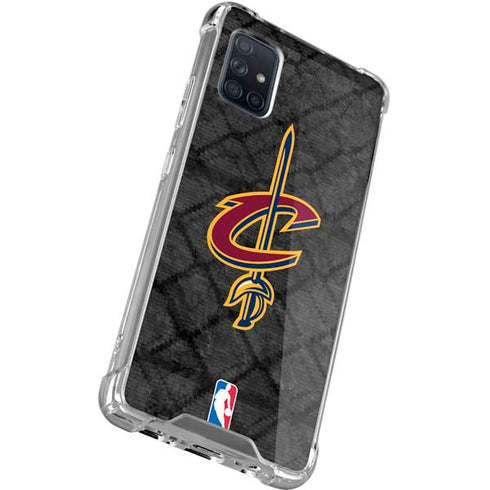 NBA Cleveland Cavaliers Dark Rust Galaxy A71 5G Clear Case