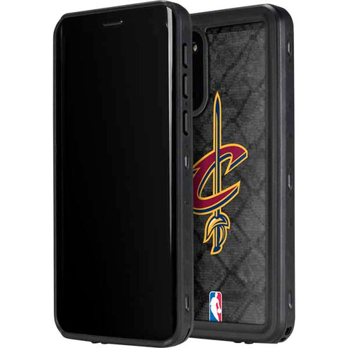 NBA Cleveland Cavaliers Dark Rust Galaxy S20 Plus Waterproof Case