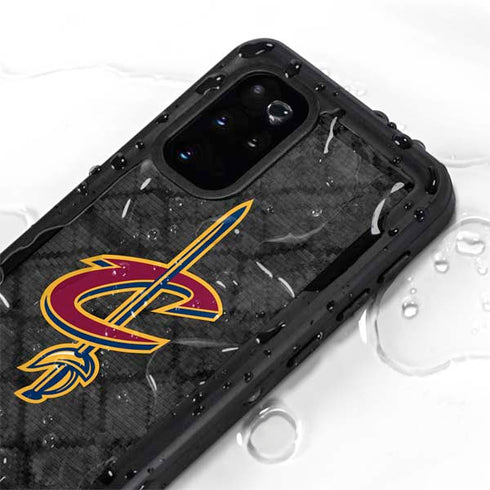 NBA Cleveland Cavaliers Dark Rust Galaxy S20 Plus Waterproof Case