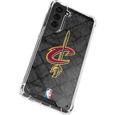 NBA Cleveland Cavaliers Dark Rust Galaxy S21 5G Clear Case
