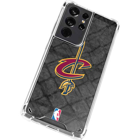 NBA Cleveland Cavaliers Dark Rust Galaxy S21 Ultra 5G Clear Case