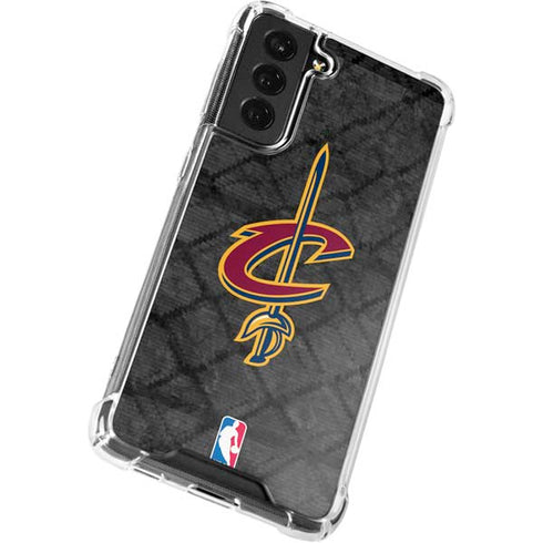NBA Cleveland Cavaliers Dark Rust Galaxy S22 Plus Clear Case