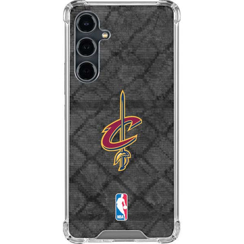 NBA Cleveland Cavaliers Dark Rust Galaxy S23 FE Clear Case