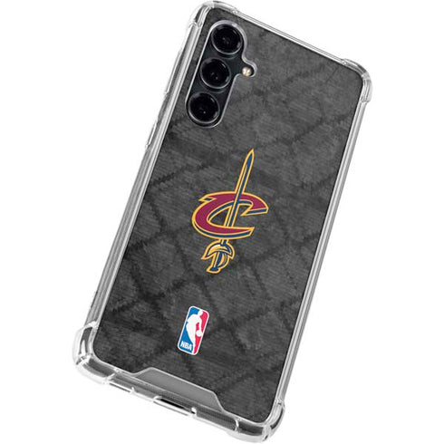 NBA Cleveland Cavaliers Dark Rust Galaxy S23 FE Clear Case
