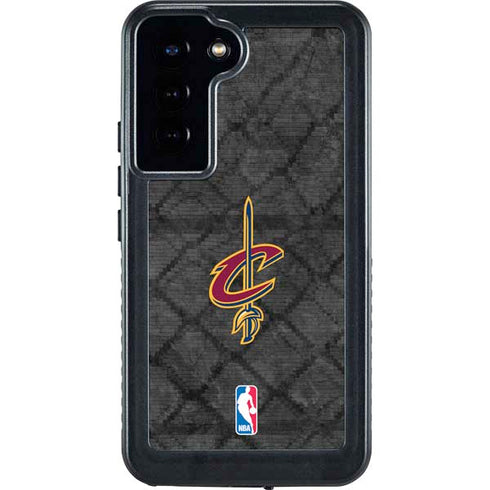 NBA Cleveland Cavaliers Dark Rust Galaxy S23 Plus Waterproof Case