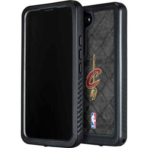 NBA Cleveland Cavaliers Dark Rust Galaxy S23 Plus Waterproof Case