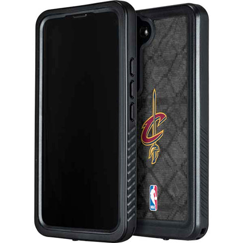 NBA Cleveland Cavaliers Dark Rust Galaxy S23 Waterproof Case