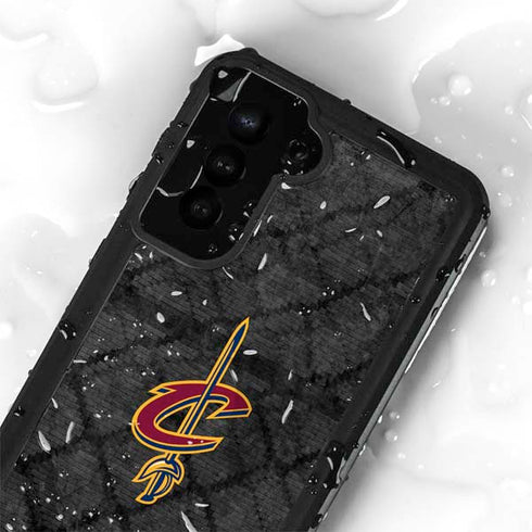 NBA Cleveland Cavaliers Dark Rust Galaxy S23 Waterproof Case