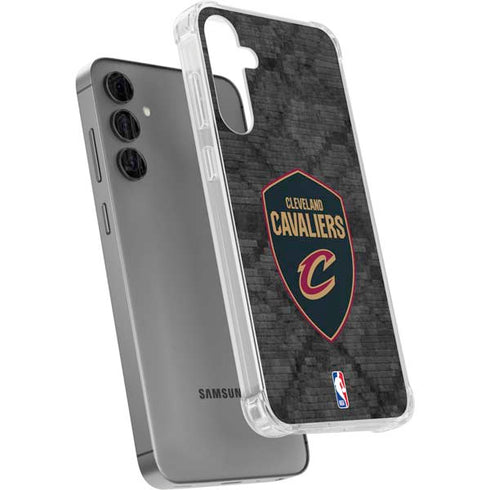 NBA Cleveland Cavaliers Dark Rust Galaxy S24 Plus Clear Case