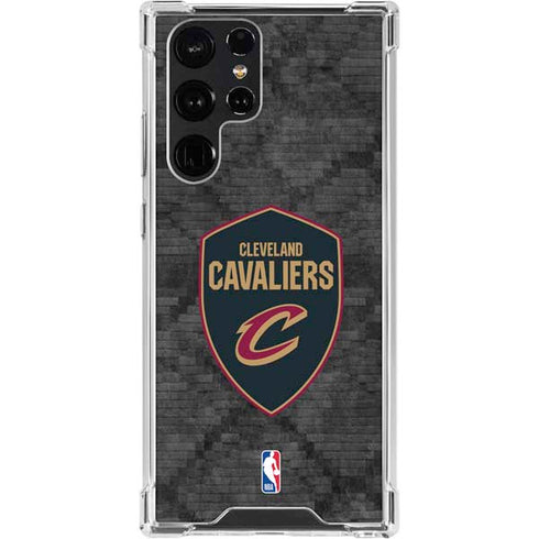 NBA Cleveland Cavaliers Dark Rust Galaxy S24 Ultra Clear Case