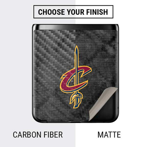 NBA Cleveland Cavaliers Dark Rust Galaxy Z Flip Skin