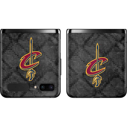 NBA Cleveland Cavaliers Dark Rust Galaxy Z Flip Skin