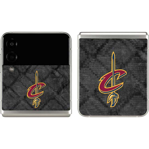 NBA Cleveland Cavaliers Dark Rust Galaxy Z Flip3 5G Skin