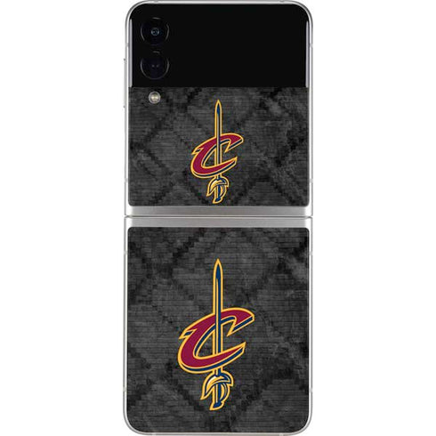 NBA Cleveland Cavaliers Dark Rust Galaxy Z Flip3 5G Skin