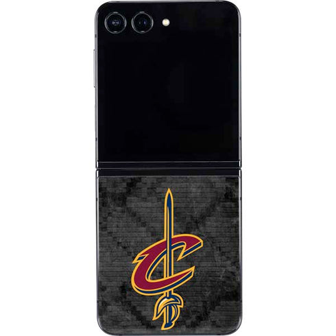 NBA Cleveland Cavaliers Dark Rust Galaxy Z Flip5 5G Skin