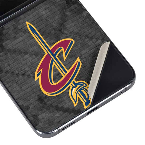 NBA Cleveland Cavaliers Dark Rust Galaxy Z Flip5 5G Skin