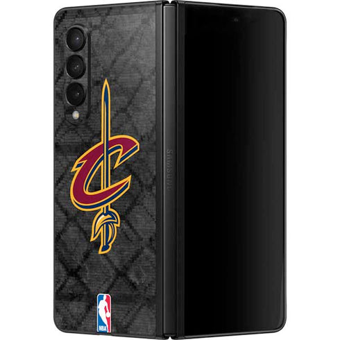 NBA Cleveland Cavaliers Dark Rust Galaxy Z Fold3 5G Skin