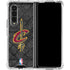 NBA Cleveland Cavaliers Dark Rust Galaxy Z Fold4 5G Clear Case
