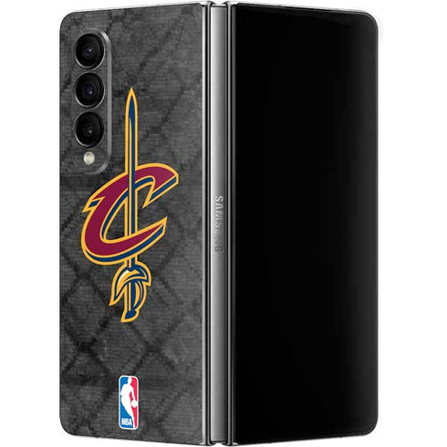 NBA Cleveland Cavaliers Dark Rust Galaxy Z Fold4 5G Skin