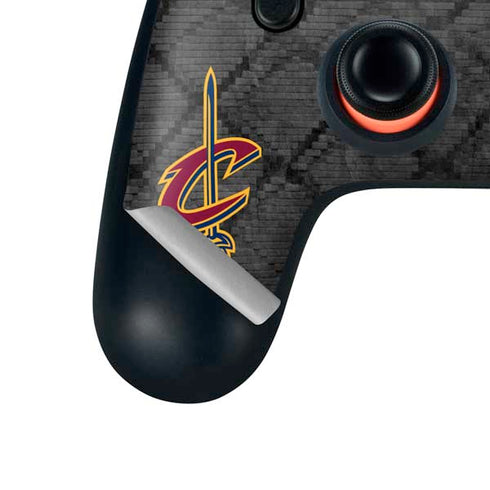 NBA Cleveland Cavaliers Dark Rust Google Stadia Controller Skin