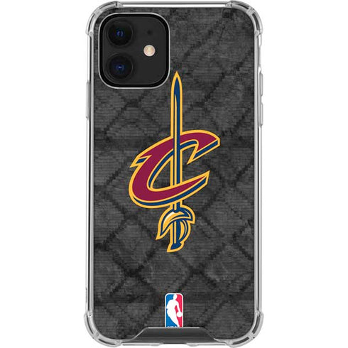 NBA Cleveland Cavaliers Dark Rust iPhone 12 Mini Clear Case
