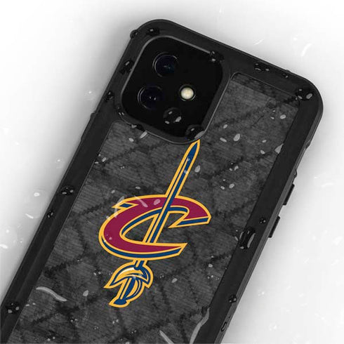 NBA Cleveland Cavaliers Dark Rust iPhone 12 Mini Waterproof Case