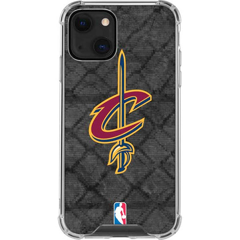NBA Cleveland Cavaliers Dark Rust iPhone 13 Mini Clear Case