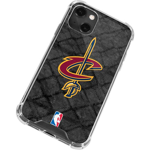 NBA Cleveland Cavaliers Dark Rust iPhone 13 Mini Clear Case