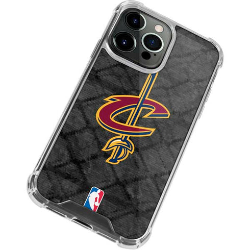 NBA Cleveland Cavaliers Dark Rust iPhone 13 Pro Max Clear Case